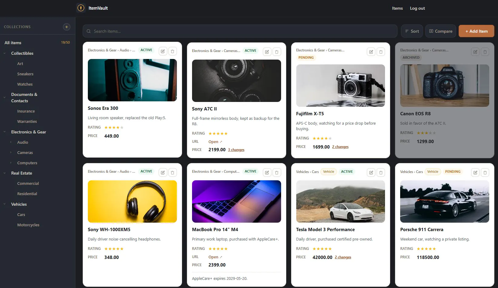 MyItemVault gallery image