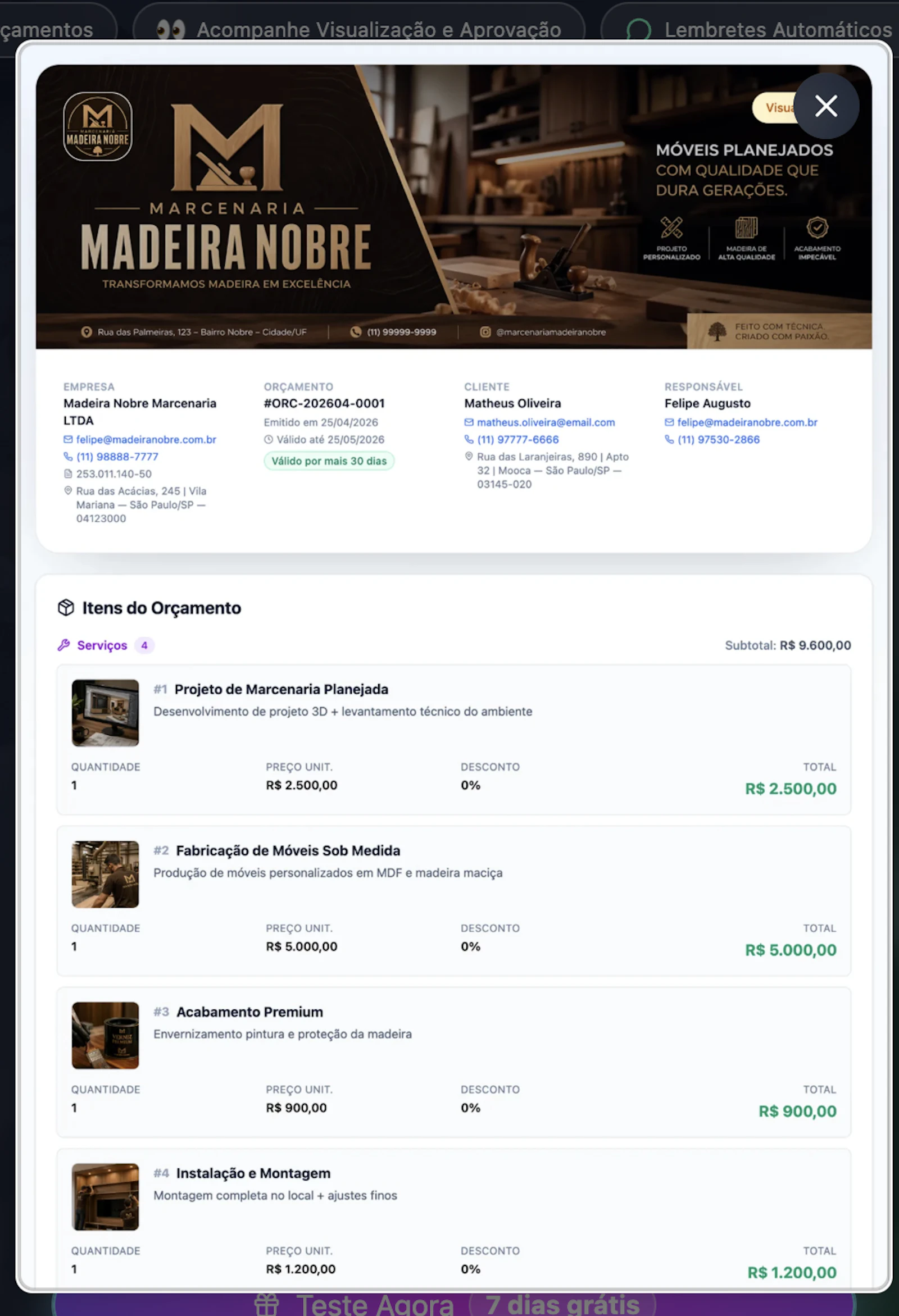OrçaFlow screenshot 2