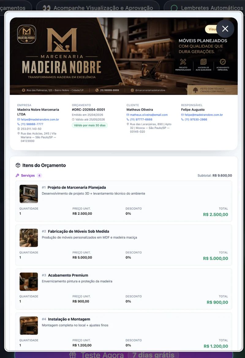 OrçaFlow screenshot 2