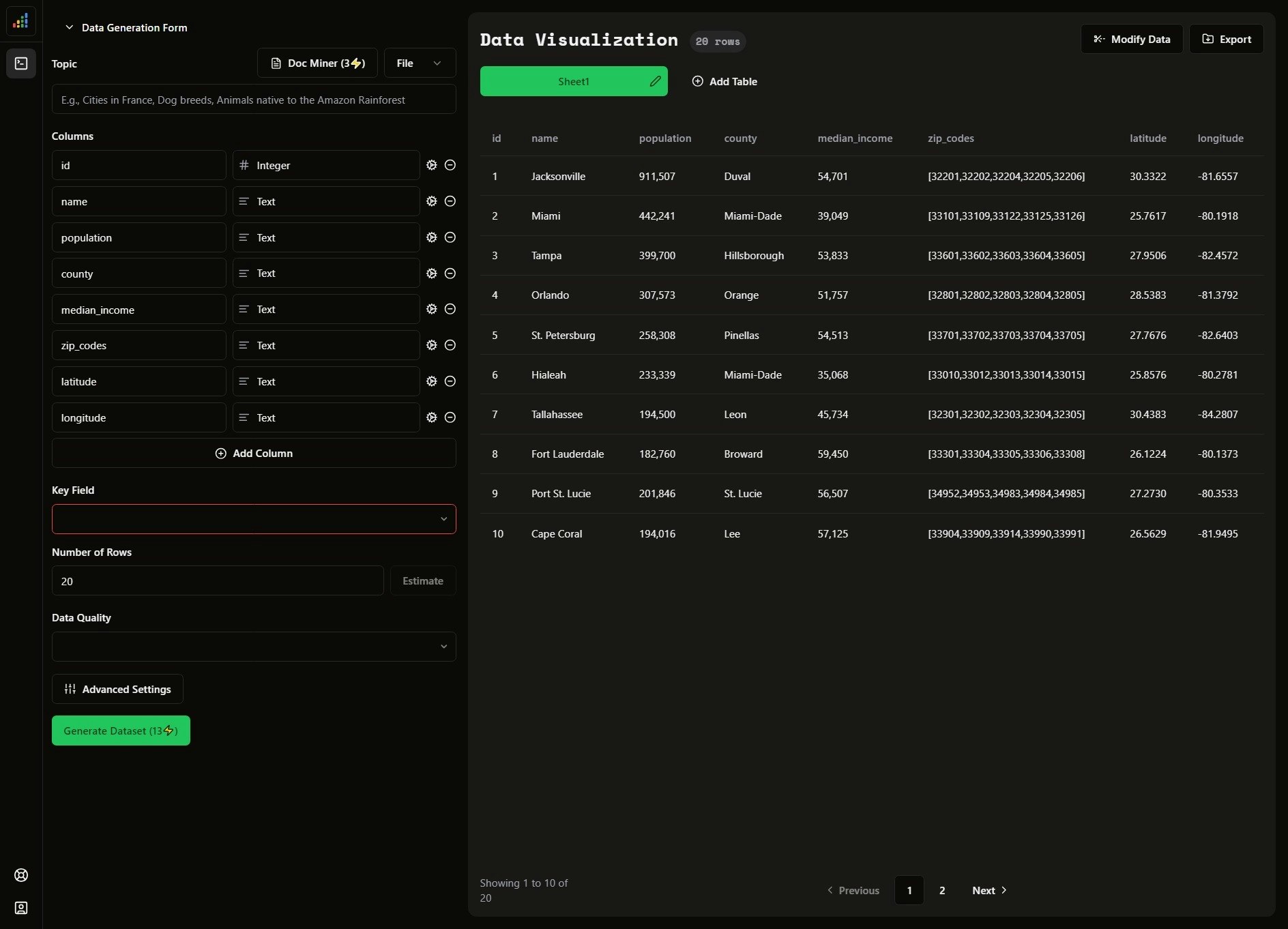 Datamachine - Preparazione dei dati AI (generare, pulire, estrarre, arricchimento) media 3
