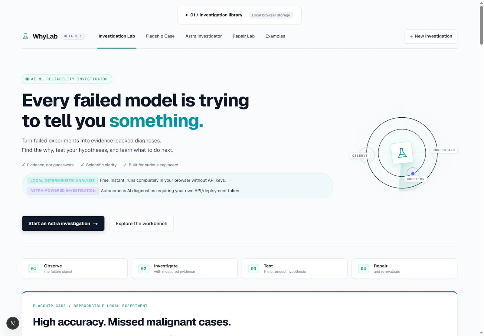 WhyLab screenshot 2