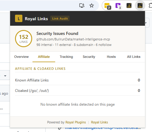 Royal Links Audit- Chrome Extension gallery image
