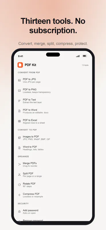 Offline Simple PDF Converter gallery image