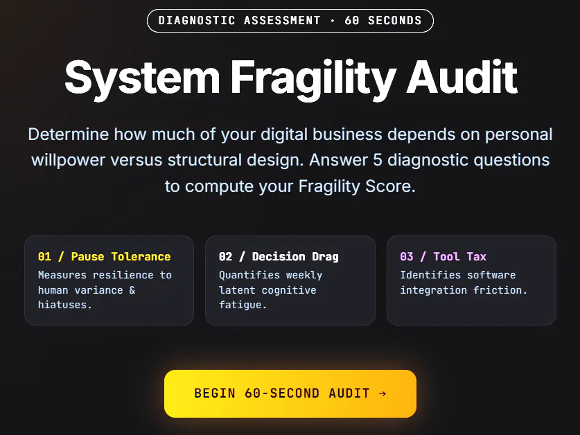 System Fragility Audit by EverDodo gallery image