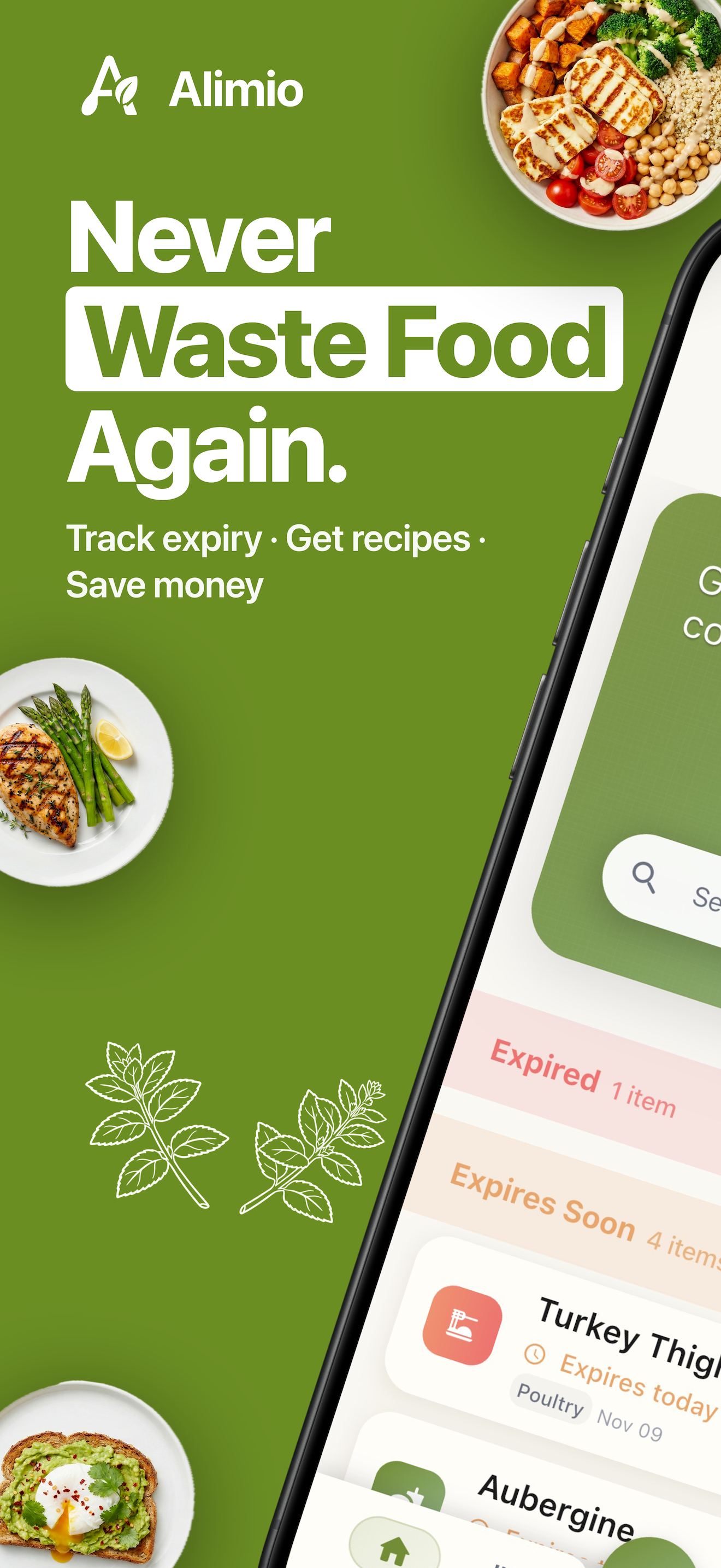 Alimio - Main product screenshot demonstrating key features and user interface
