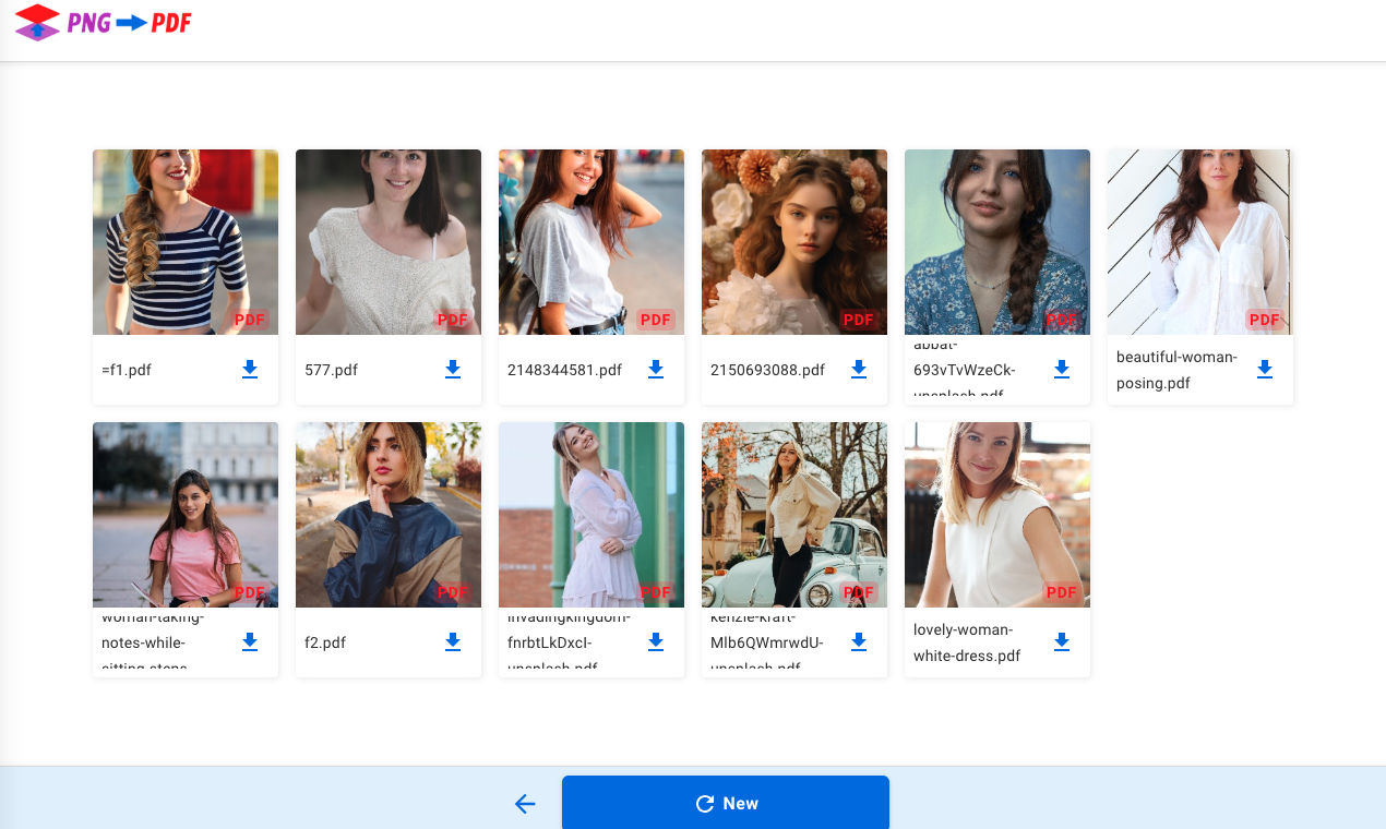 Convert PNG to PDF gallery image