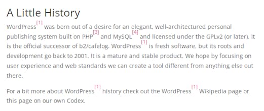 WordPress Footnotes Plugin gallery image