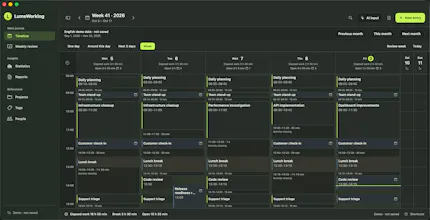 LumeWorklog gallery image