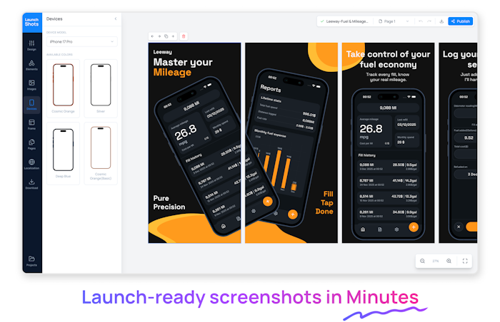 Launch Shots产品图