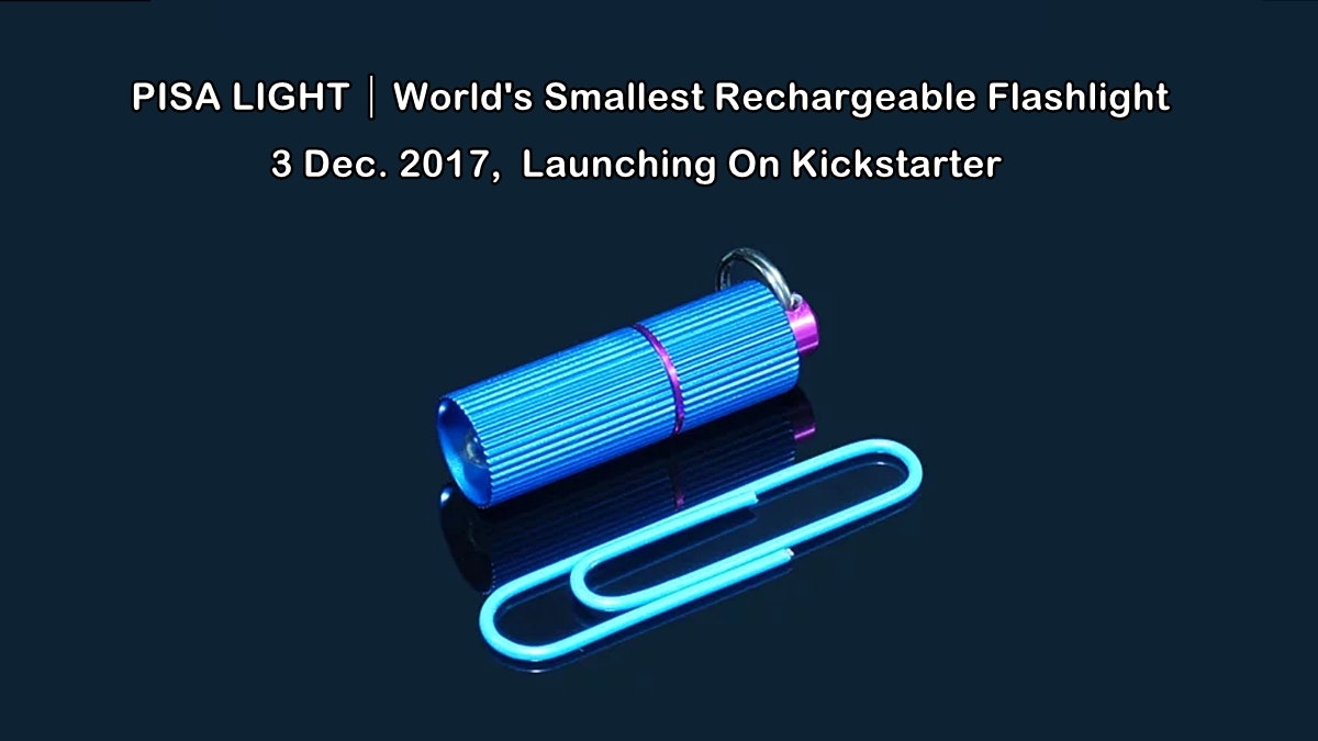 PISA Light｜World's Smallest RECHARGEABLE EDC Flashlight gallery image