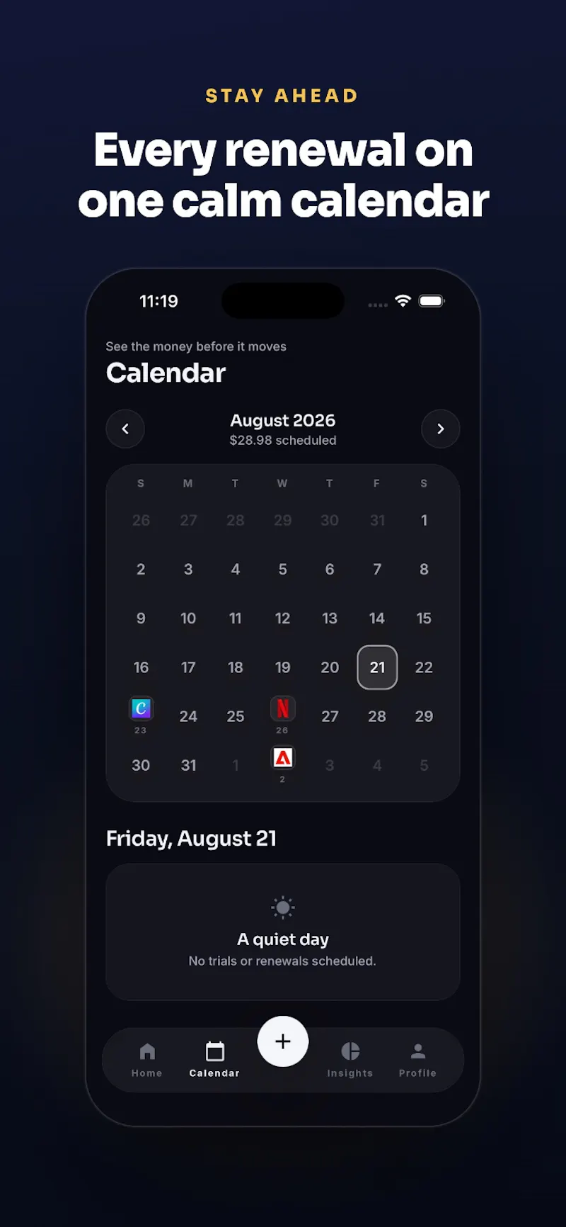 SubWise : Subscription Tracker screenshot 4