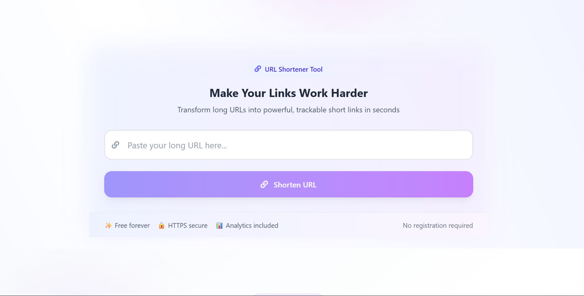 Свободный укороченное URL -адрес - Шортенера URL, короткие ссылки, трекер ссылок, бесплатный сокращенник URL медиа 2