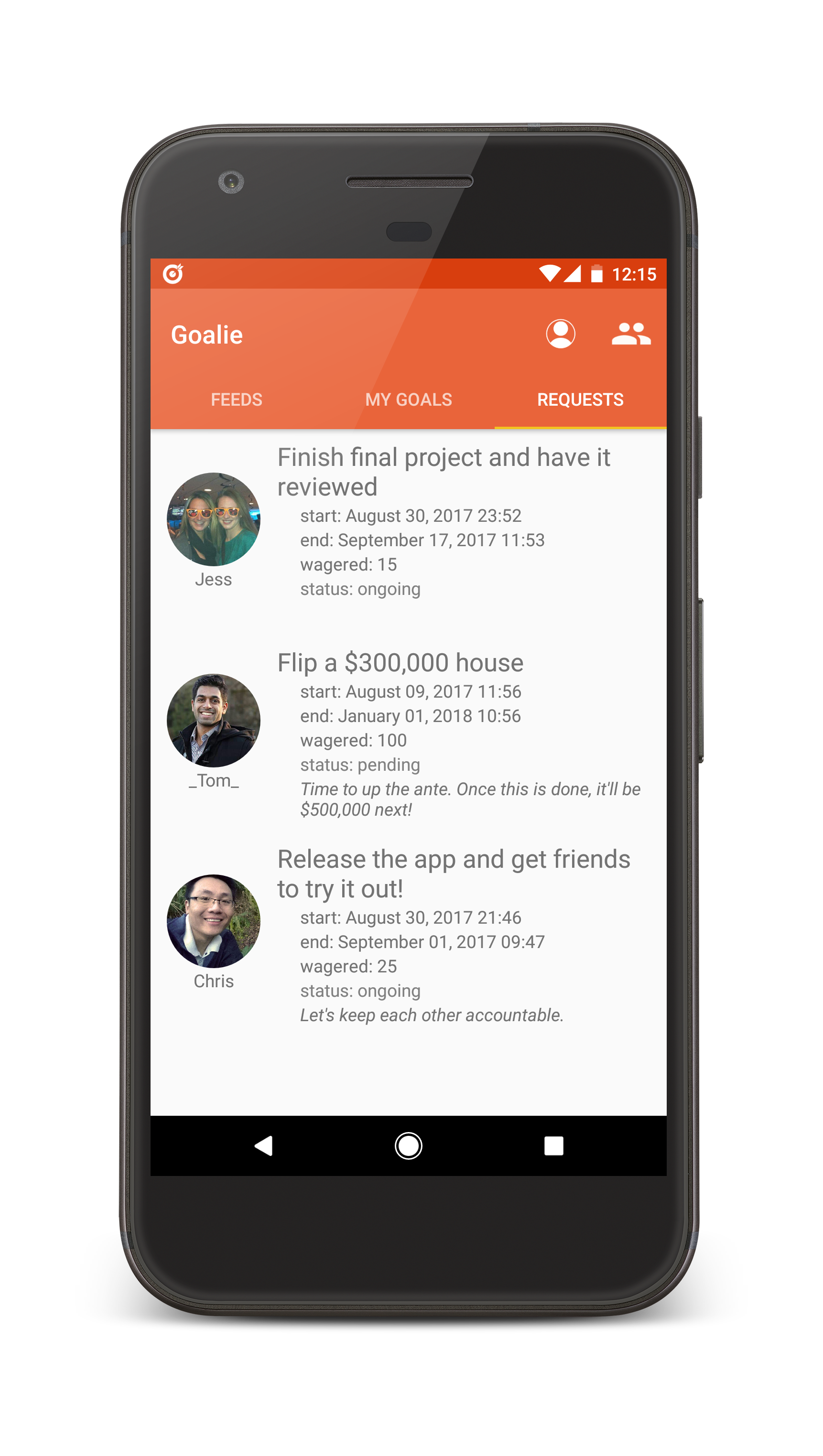 Goalie - Track goals with friends gallery image