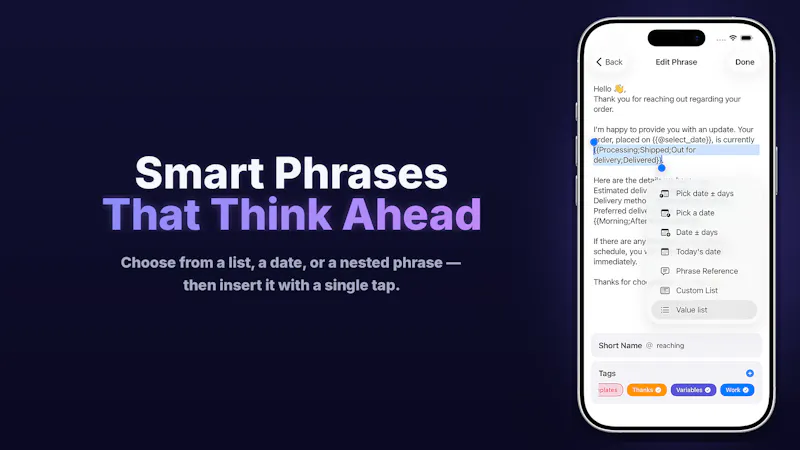 Text Preset: Keyboard Phrases screenshot 4