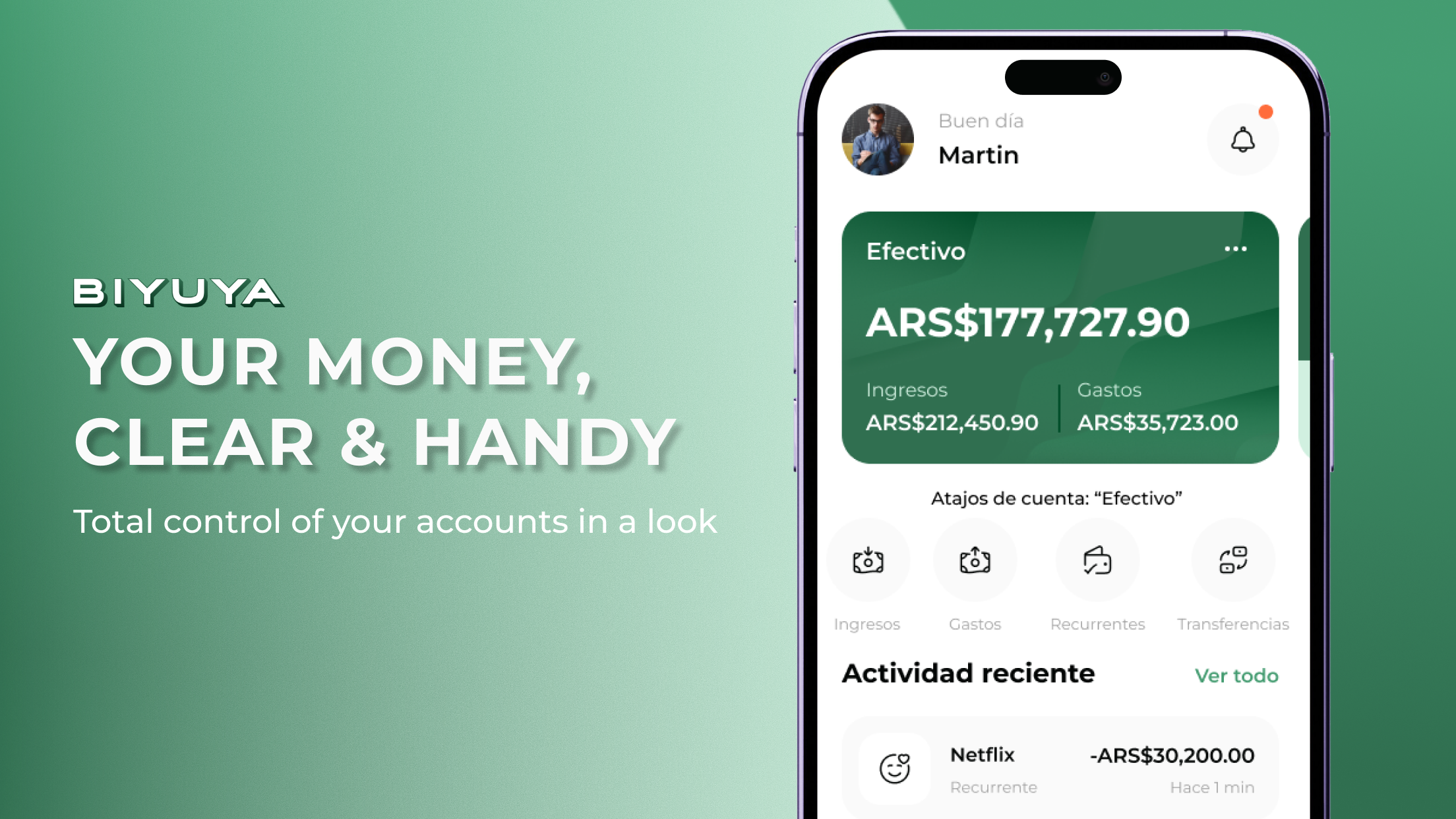 Biyuya - Main product screenshot demonstrating key features and user interface