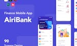 AiriBank - Banking & Finance App UI KIT image