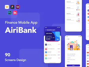 AiriBank - Banking & Finance App UI KIT gallery image