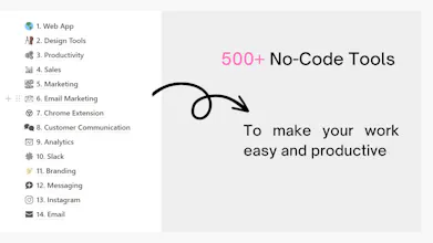 500+ No-Code tools gallery image