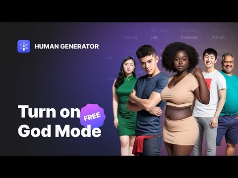 startuptile Human Generator-Turn god mode on create people with AI in real-time