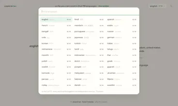 Learn to count in 73 languages gallery image