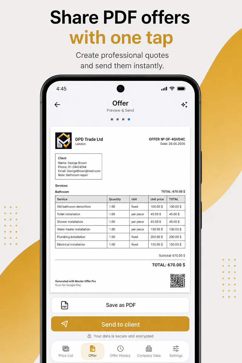 Master Offer Pro screenshot 2