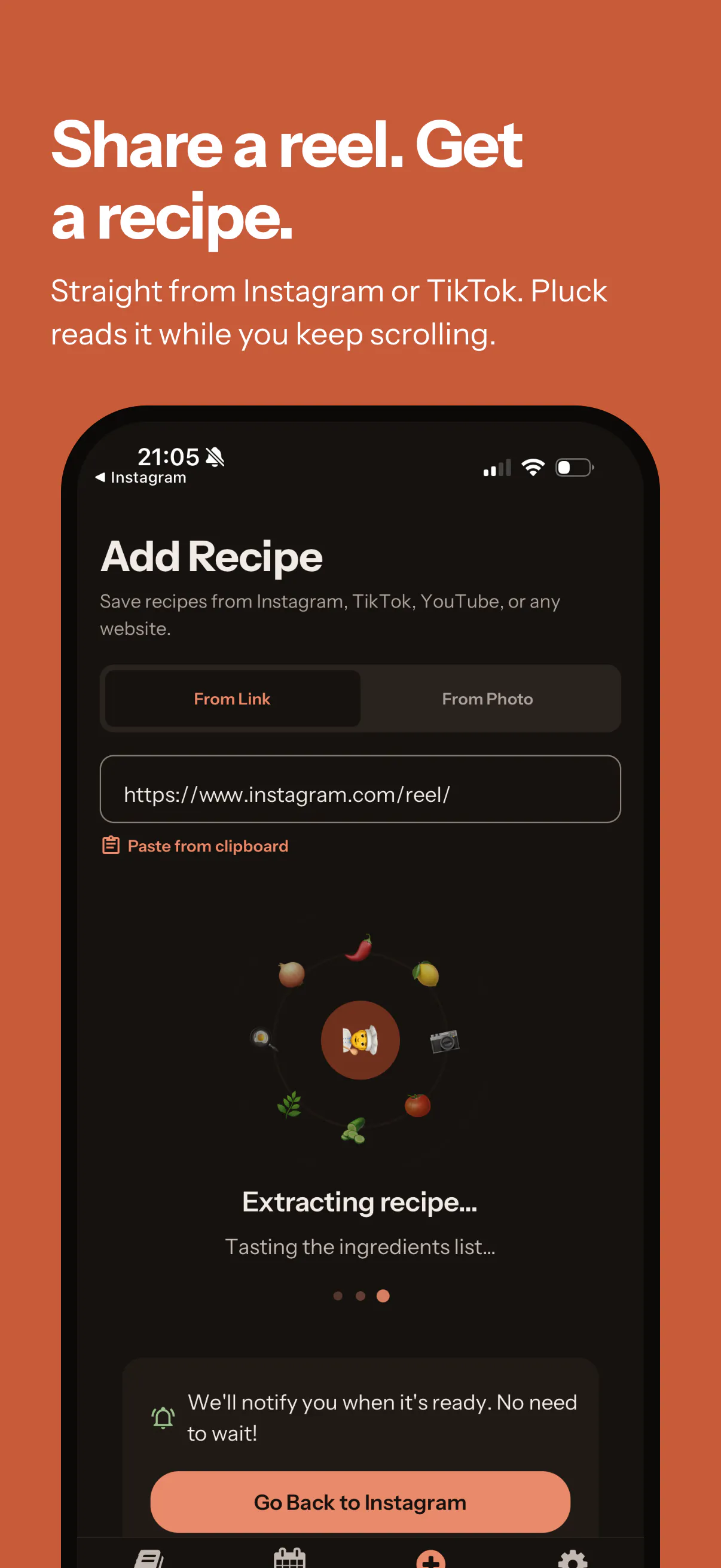 Pluck: AI Video Recipe Saver gallery image