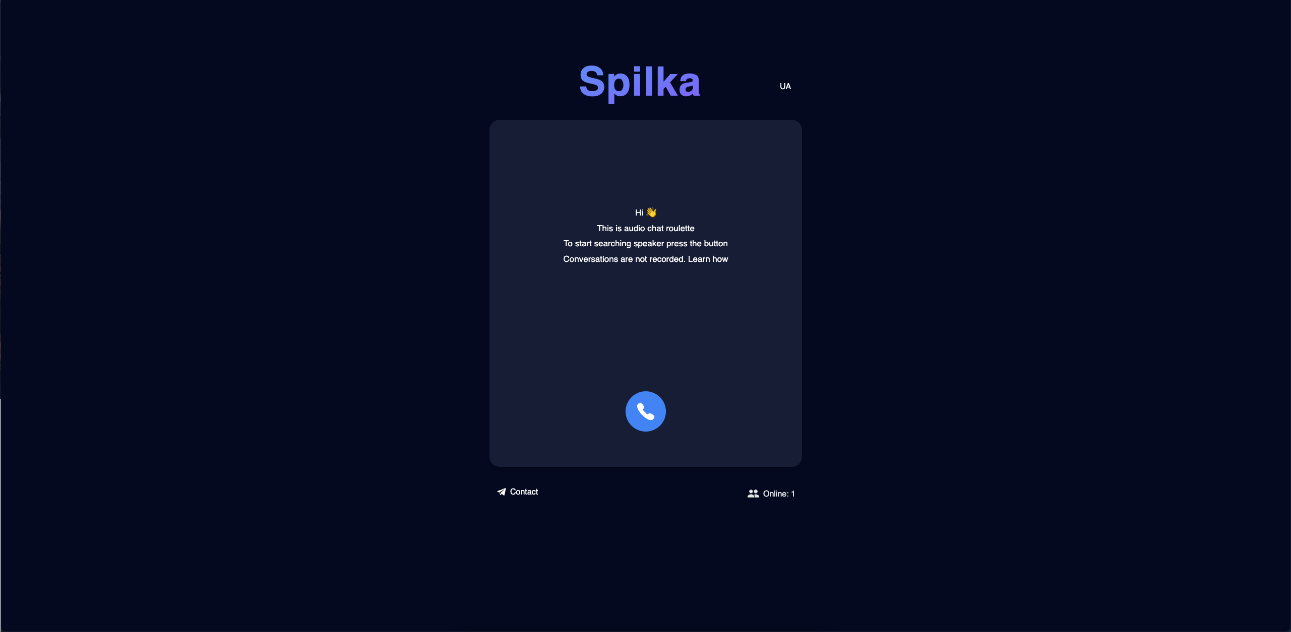 Anonymous audio chat gallery image