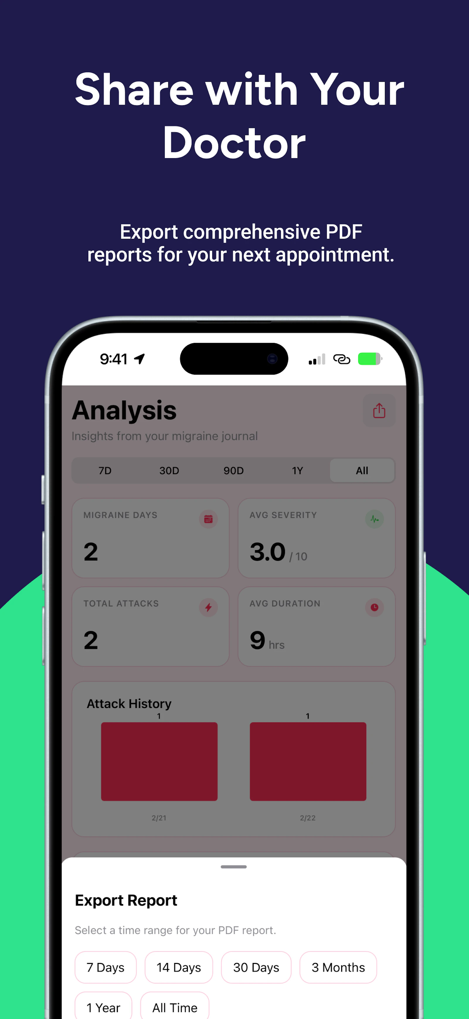 Migraine Trail: Track & AI Voice Log screenshot 10
