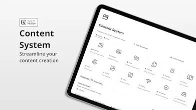 Notion Optimal Content System gallery image