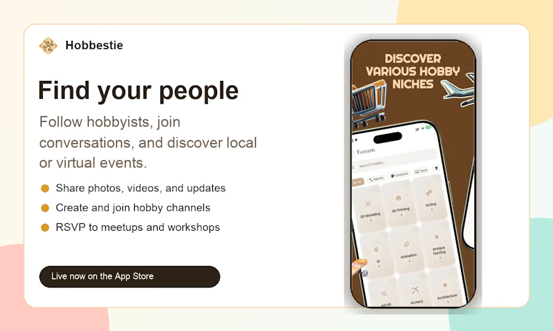 Hobbestie screenshot 2