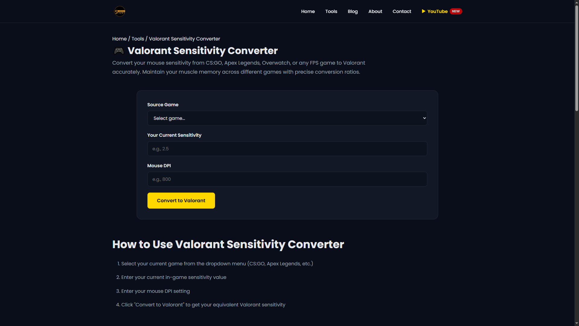 Free Gaming Tools & Calculators - Screenshot 2 showing product features and functionality