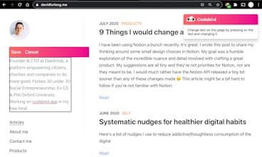 Codebird gallery image