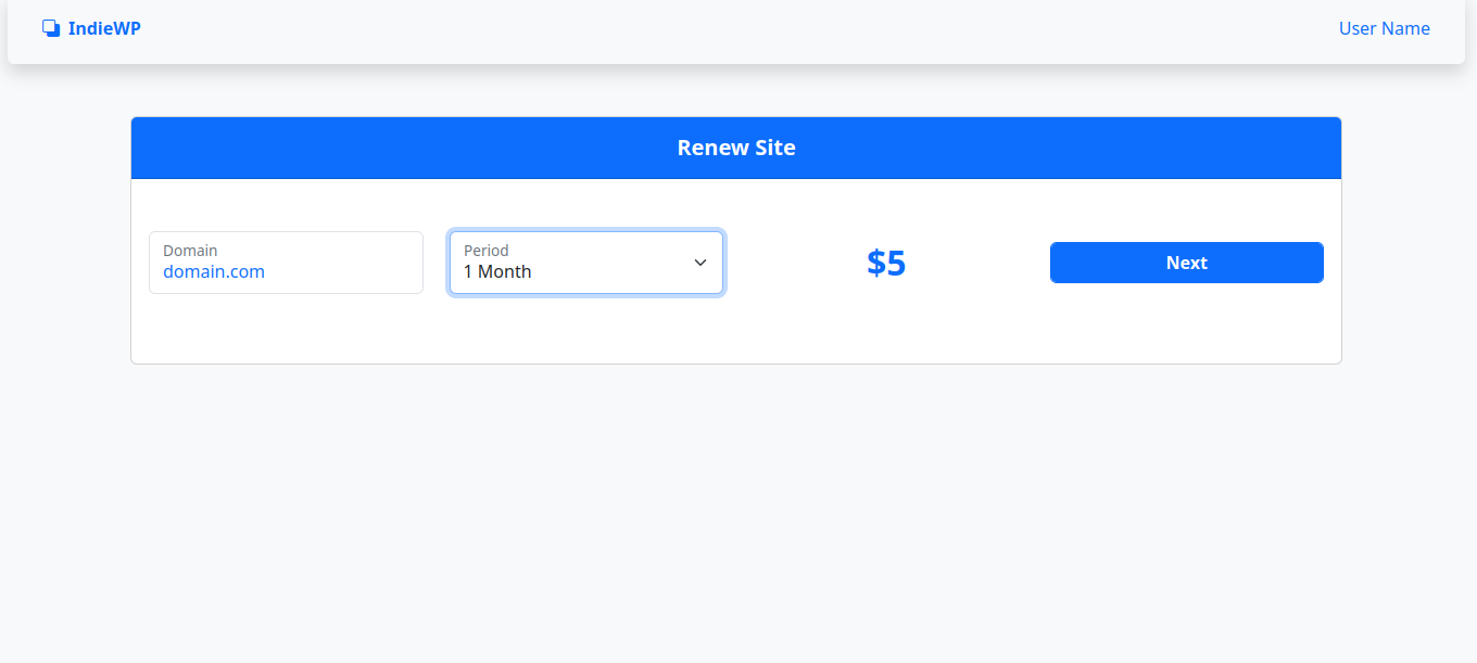 IndieWP.com - Prepaid managed WordPress in 5 minutes media 3
