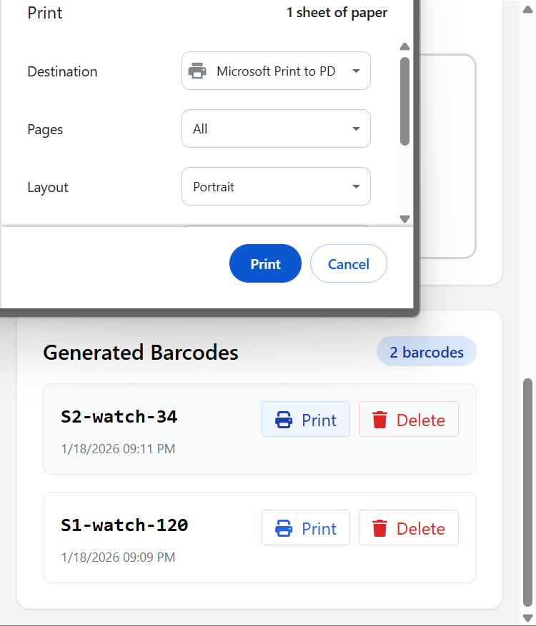 NonCon Barcode Manager gallery image