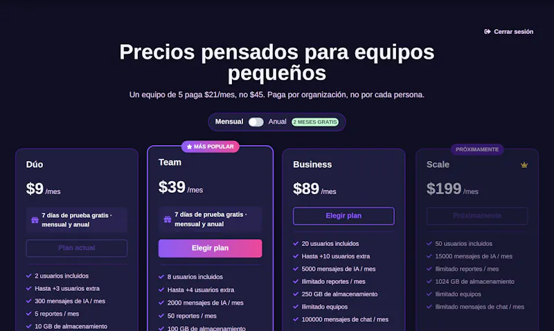Taskelia — Gestión de Tareas y Equipos screenshot 3