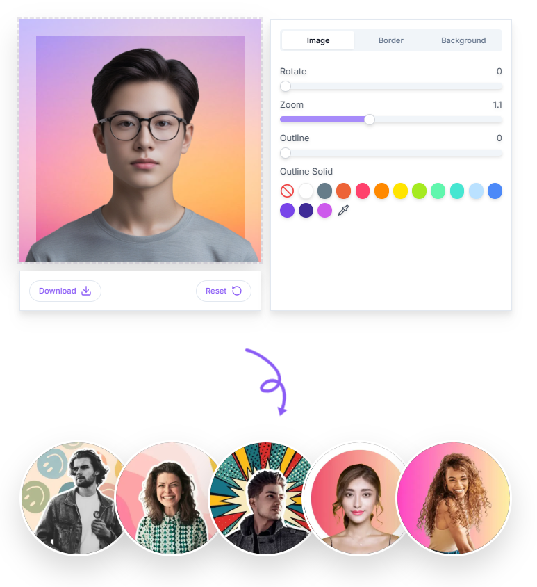Profile Picture Maker gallery image