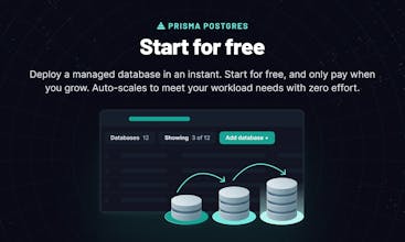 Prisma Postgres gallery image
