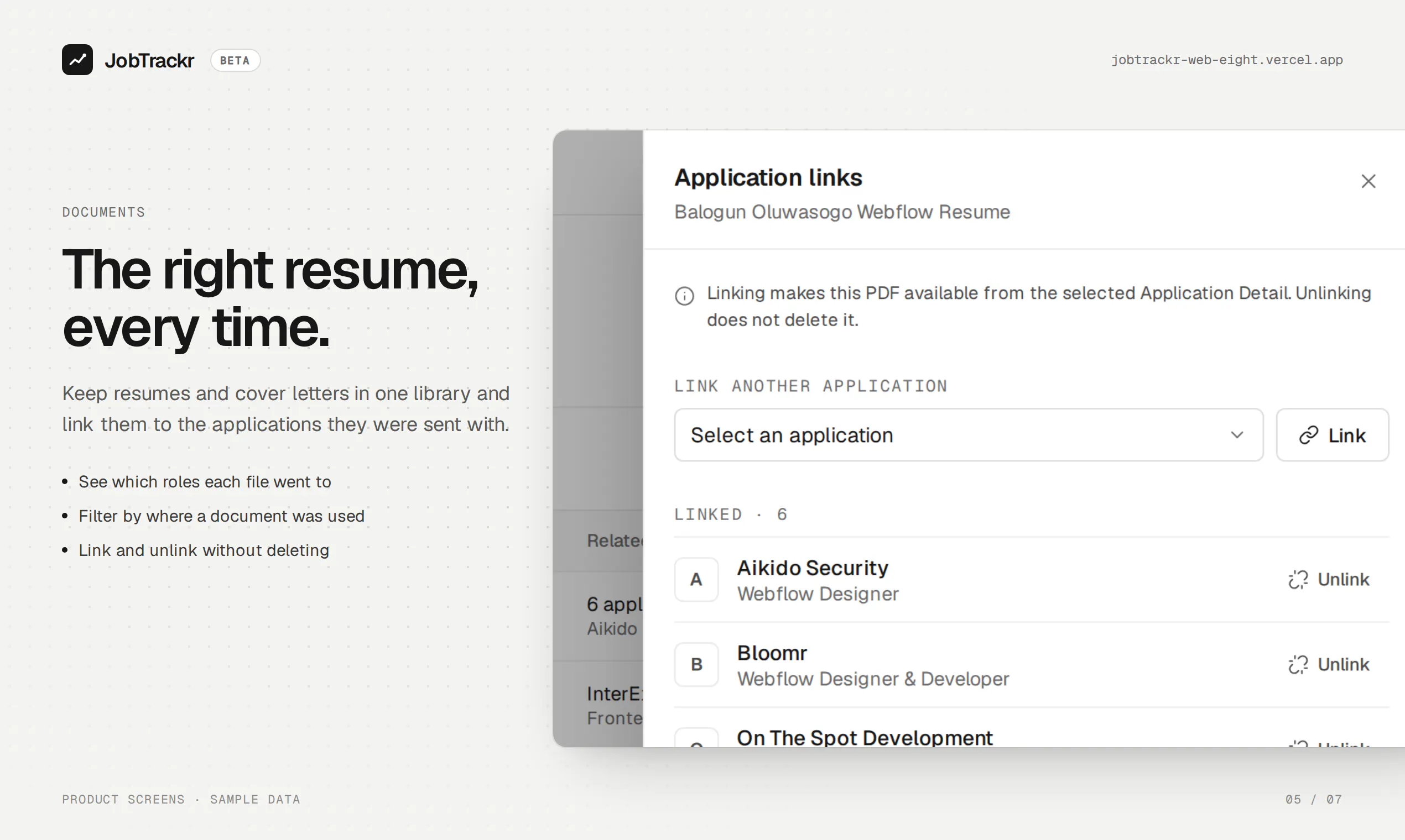 JobTrackr gallery image
