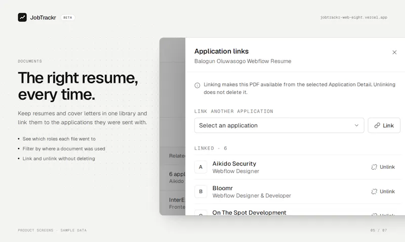 JobTrackr screenshot 6