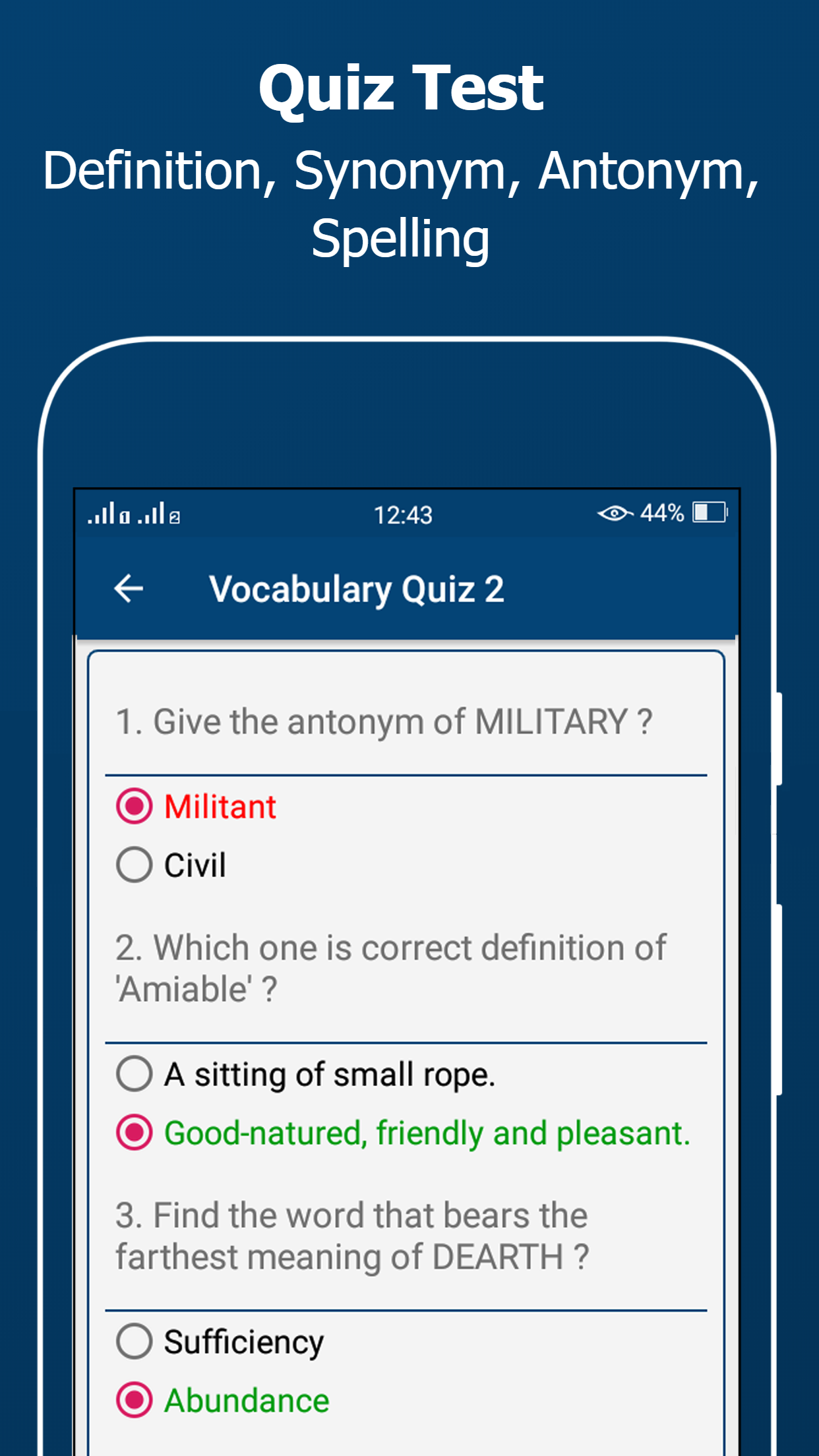 English Vocabulary gallery image