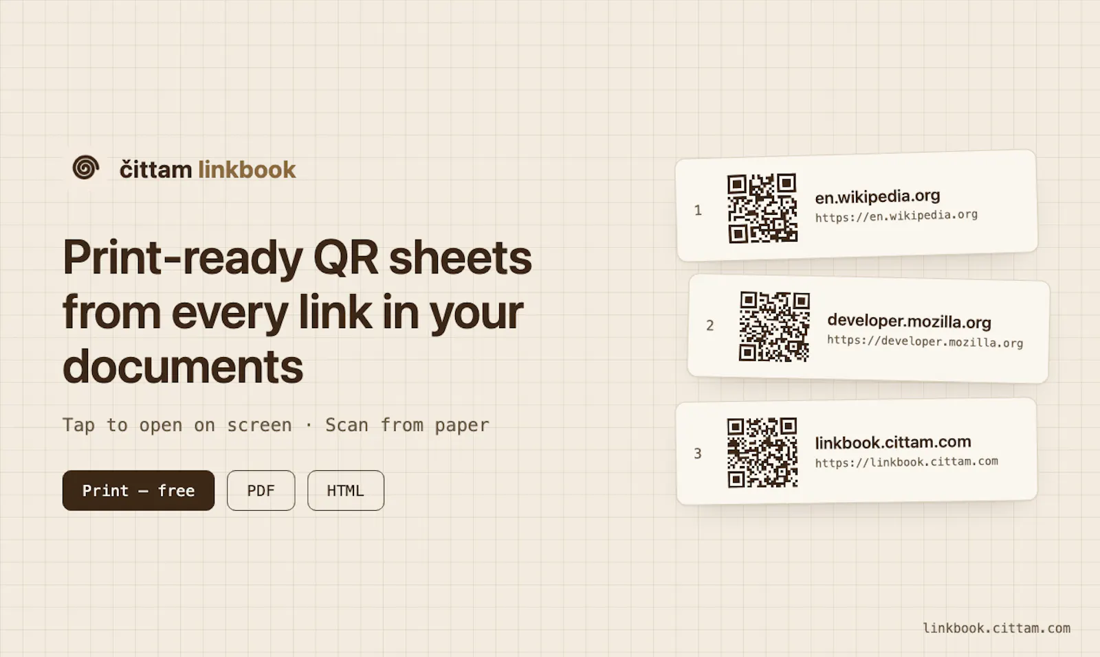 CITTAM LINKBOOK screenshot 2