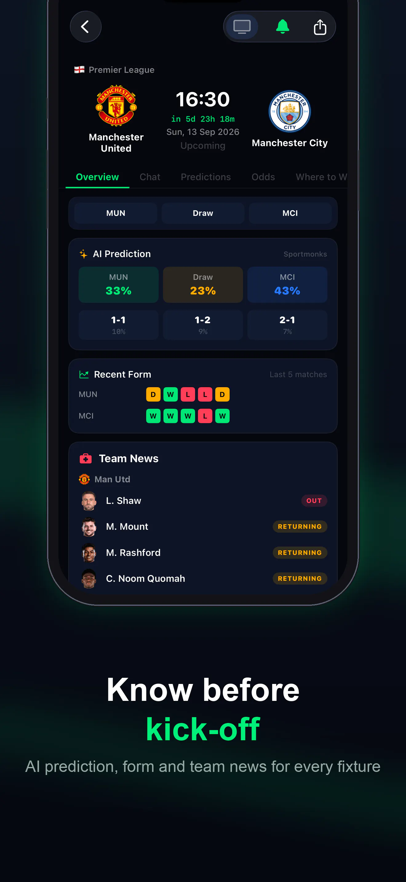 MatchPal - Football intelligence gallery image