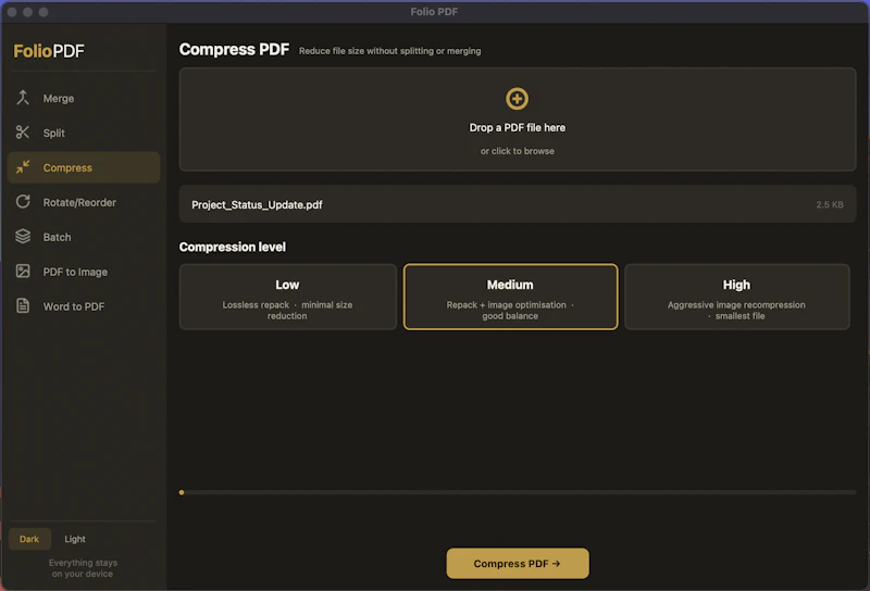 Folio PDF screenshot 2