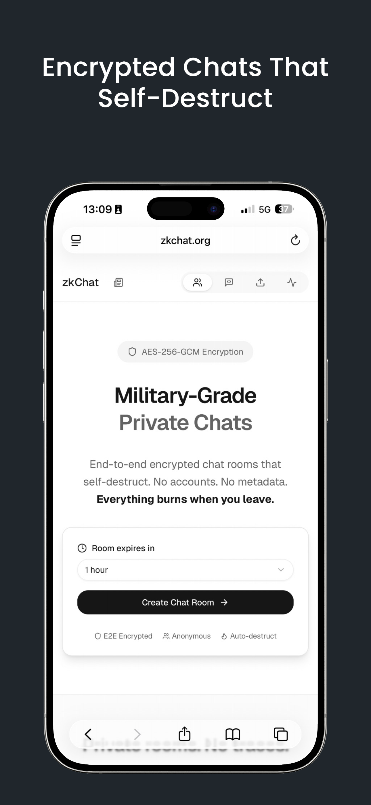 zkChat - Screenshot 2 showing product features and functionality