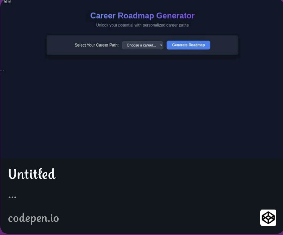 Career Roadmap Generator gallery image