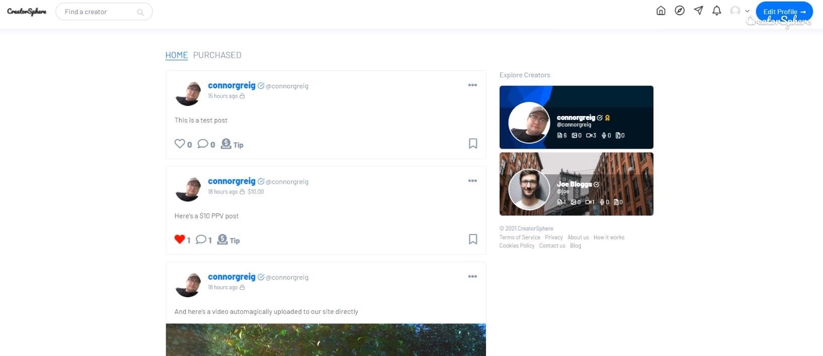 CreatorSphere gallery image