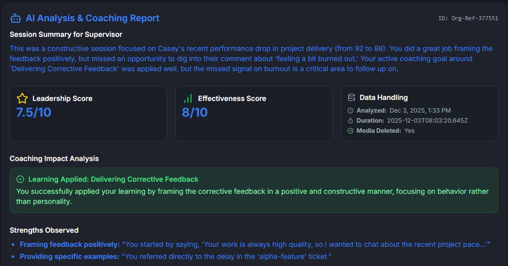 Laddrr- Agentic AI Leadership Execution - Main product screenshot demonstrating key features and user interface