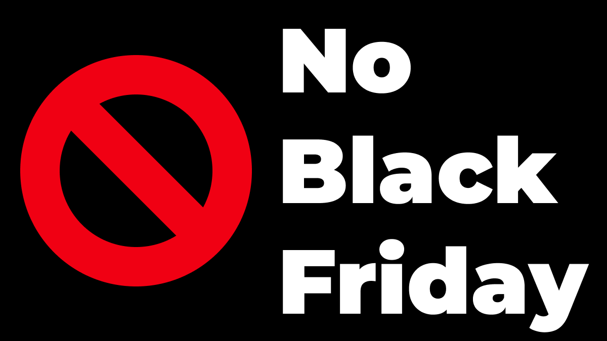 No Black Friday - Main product screenshot demonstrating key features and user interface