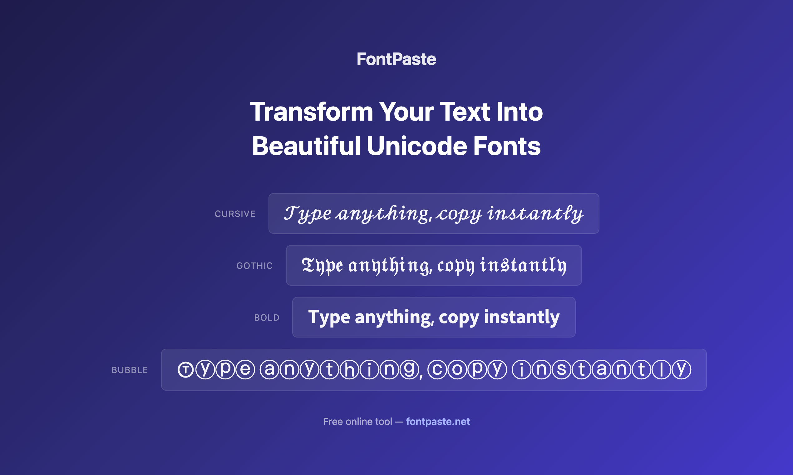 FontPaste gallery image