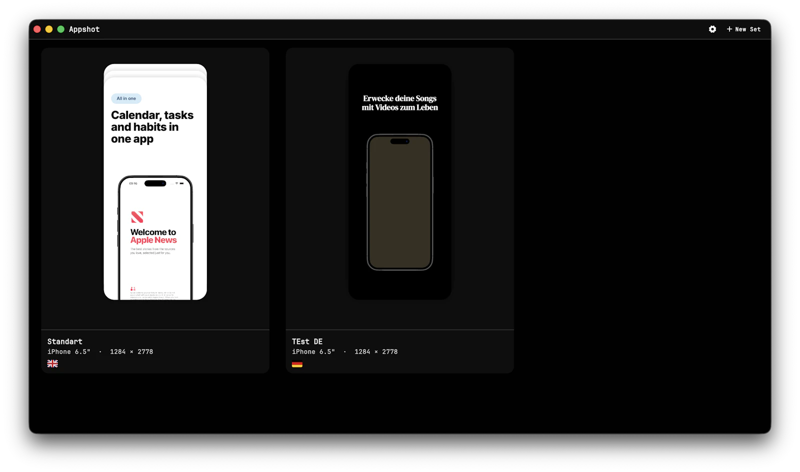 Appshot screenshot 2